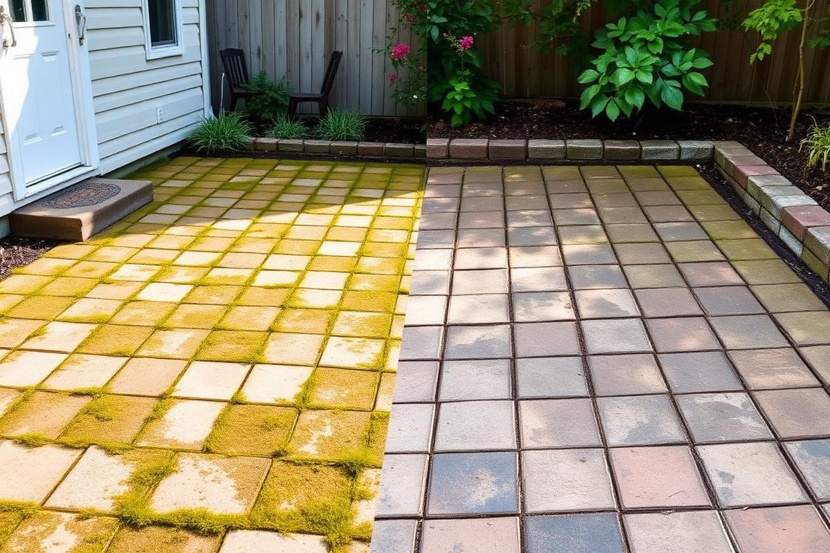Patio Cleaning after